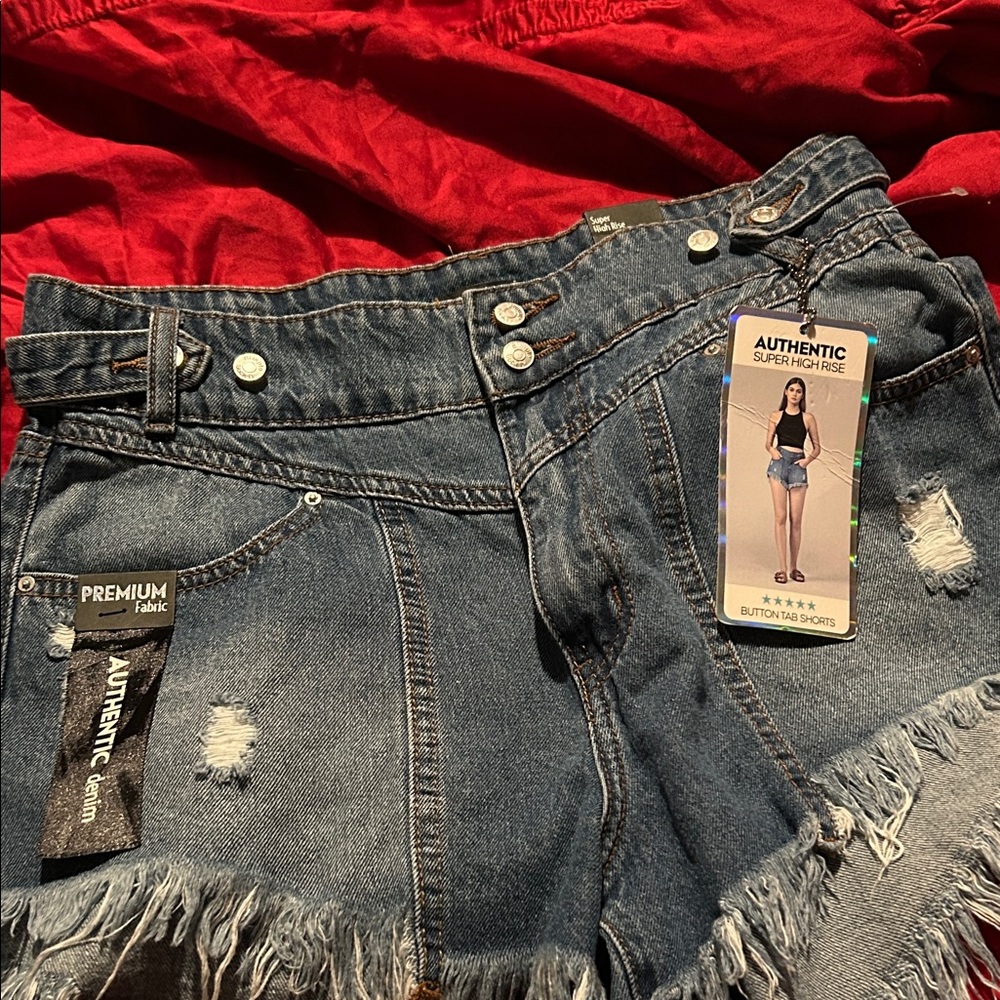 Denim shorts